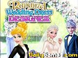 Rapunzel wedding dress designer